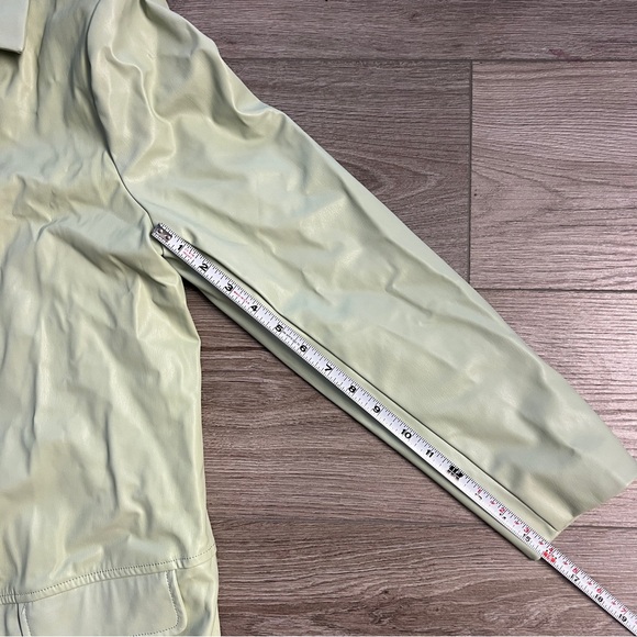 NWT For Love & Lemons Talia Boyfriend Blazer in Green - Picture 3 of 8